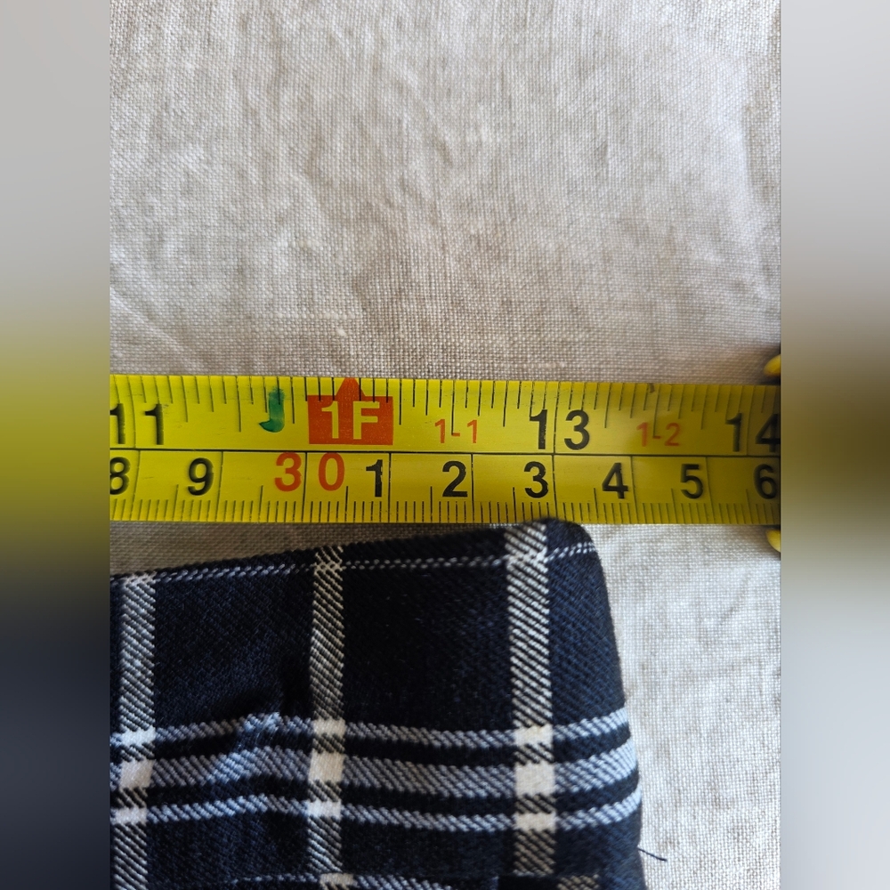 Zara Plaid Trouser Sz M - Picture 5 of 8